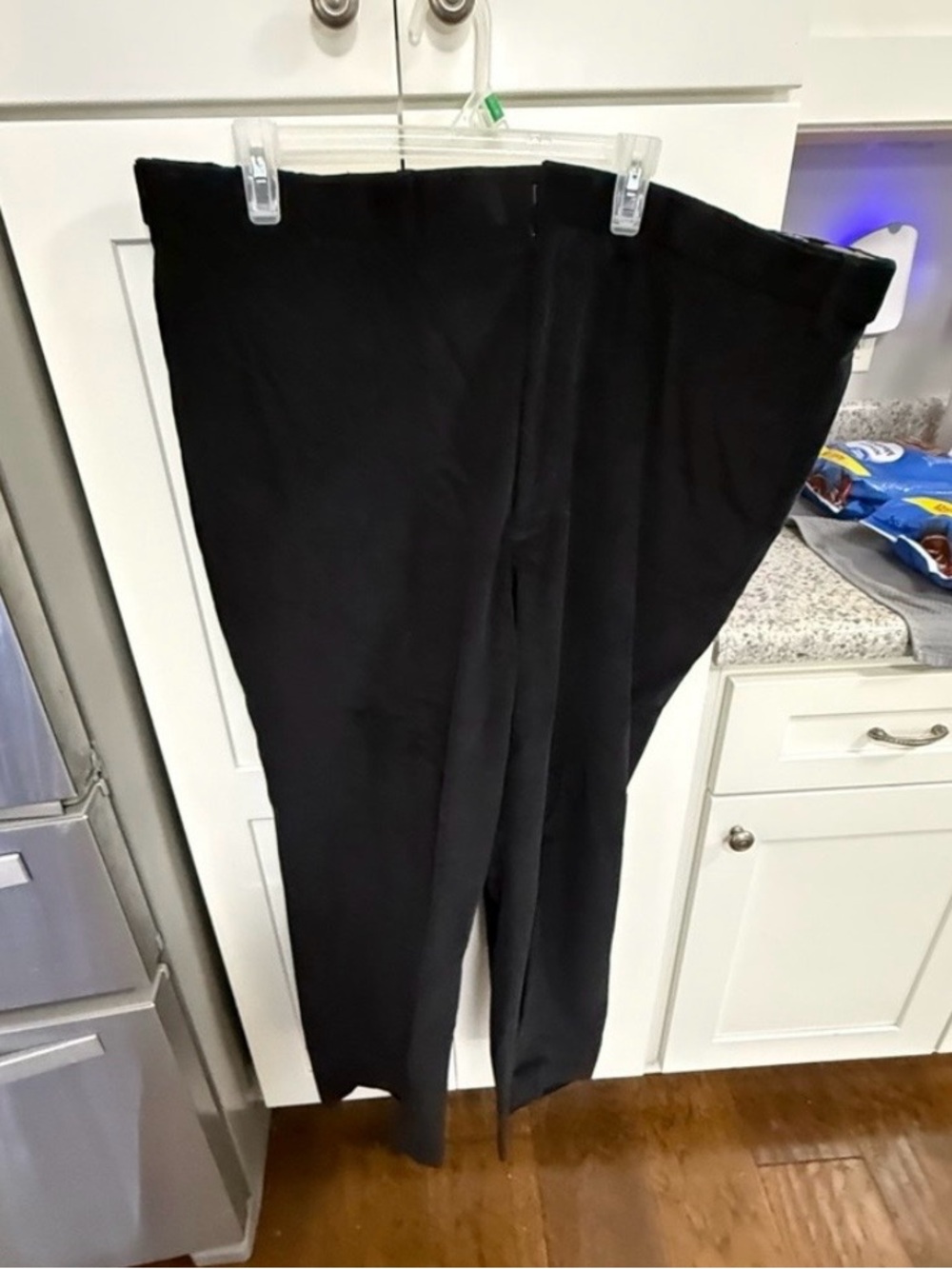 Lands' End Men's Black Dress Trousers